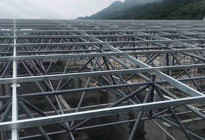 池州学校艺体楼网架
